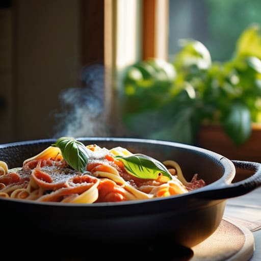 Cooking with The One-Pot Pasta Method.