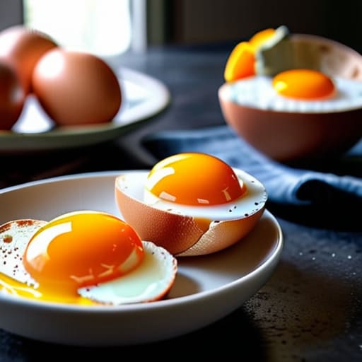 Cooking eggs for Getting It Done.