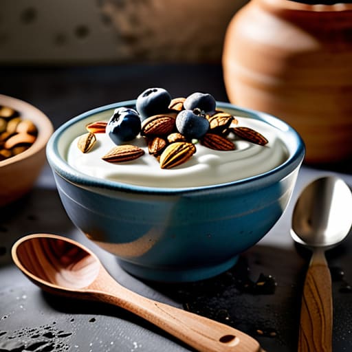 Healthy Greek Yogurt and Nut Clusters.