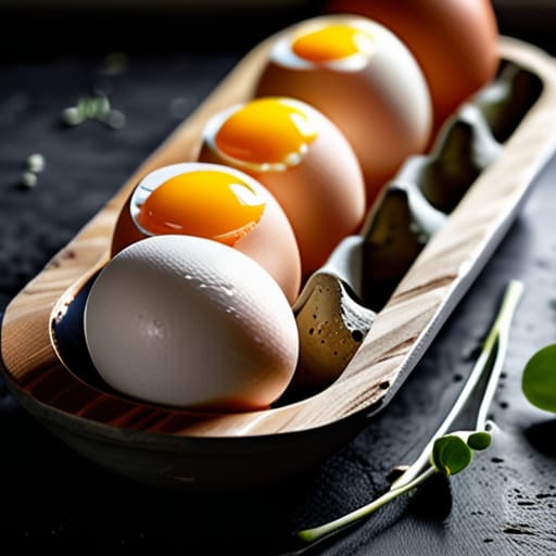 Boiled eggs representing hard-boiled efficiency.