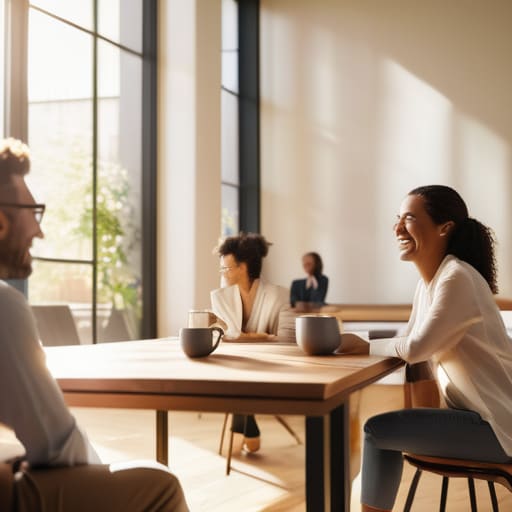 How to build work relationships with colleagues.
