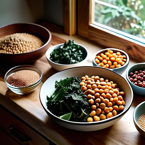 Efficient grain bowl assembly lines for meal prep.